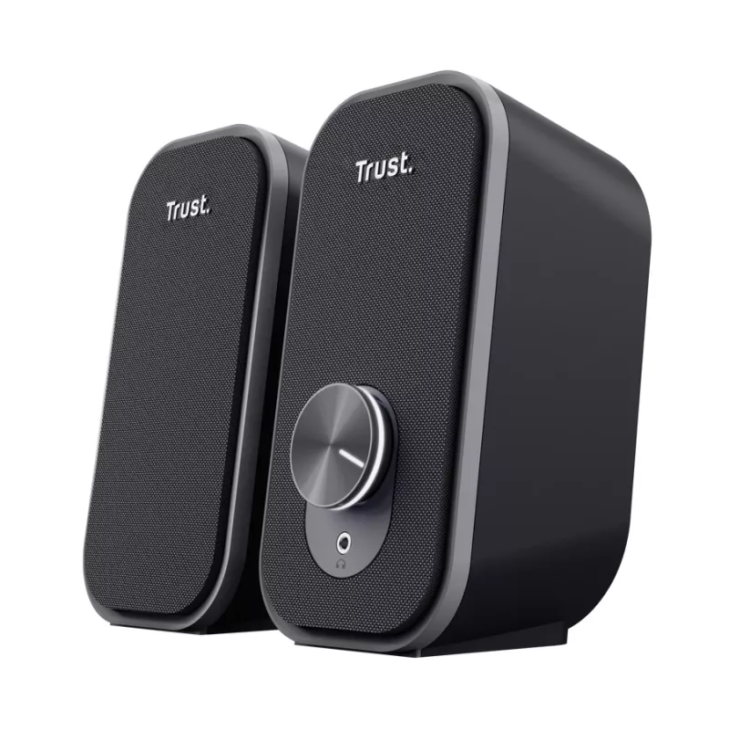 Altavoces Trust 25670 negros con cable 6 W 2.0 canales
