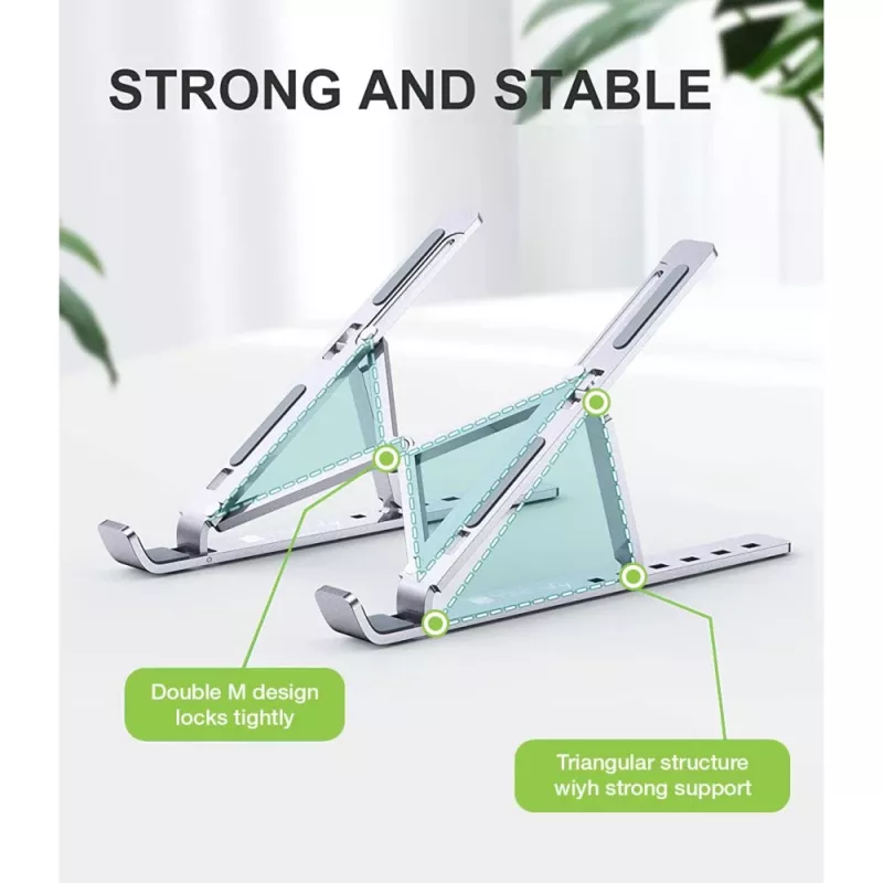 Techly ICA-TBL 134TY soporte para portátil/tableta, plegable, ángulo de inclinación ajustable