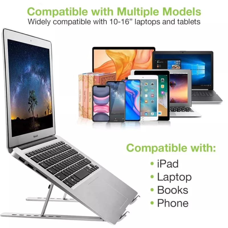 Techly ICA-TBL 134TY soporte para portátil/tableta, plegable, ángulo de inclinación ajustable