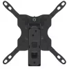 Soporte de pared Manhattan para televisores y monitores (Full-Motion), para pantallas de 13 inch a 42 inch, compatibilidad VESA: todas entre 75x75 mm y 200x200 mm – comprueba las dimensiones de los cuatro orificios de montaje en la parte posterior de la pantalla para asegurar la compatibilidad, máx. 20 kg, negro, soporte