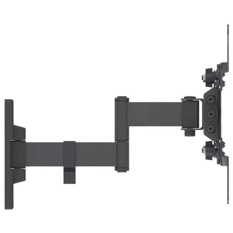 Soporte de pared Manhattan para televisores y monitores (Full-Motion), para pantallas de 13 inch a 42 inch, compatibilidad VESA: todas entre 75x75 mm y 200x200 mm – comprueba las dimensiones de los cuatro orificios de montaje en la parte posterior de la pantalla para asegurar la compatibilidad, máx. 20 kg, negro, soporte