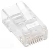 Conector modular RJ45 Intellinet, Cat5e, UTP, 2 polos, para cable flexible, contactos chapados en oro de 15 µ, pack de 100