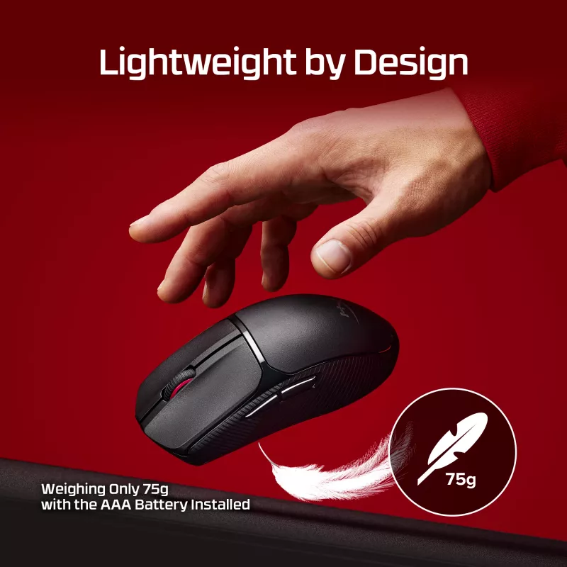 Ratón HyperX Pulsefire Fuse Wireless RF inalámbrico + Bluetooth
