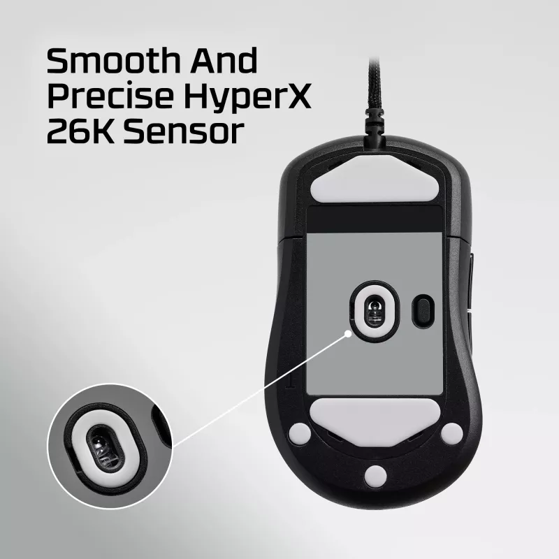 Ratón gaming HyperX Pulsefire Saga (negro)