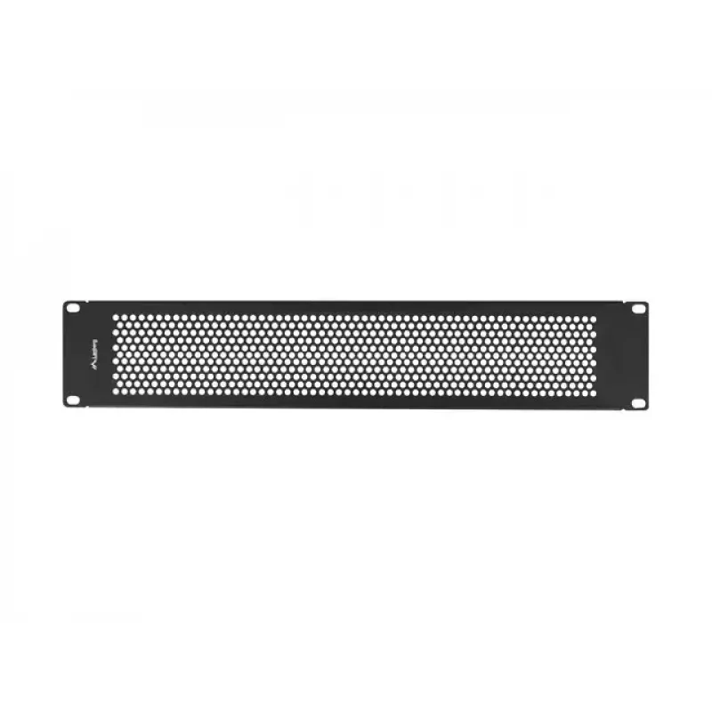 Panel ciego Lanberg AK-1412-B acero negro 19 pulgadas 482,5 mm