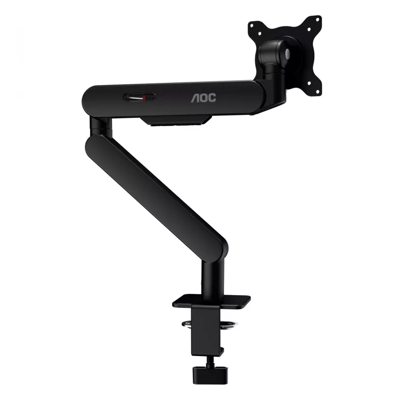 Soporte de monitor AOC AM400B con base 34 pulgadas sobremesa negro montaje por abrazadera/pasacables