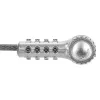 Cable de seguridad Targus ASP96GLX-S plateado 2m con cierre de combinación