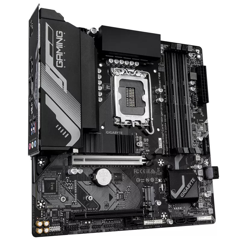 Placa base GIGABYTE B760M GAMING X DDR4 GEN5, Micro ATX, LGA1700, B760, 4x DIMM hasta 128 GB, 2x PCIe 4.0 M.2, 2.5GbE