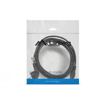 Cable de alimentación Lanberg CA-C5CA-11CC-003-BK 3m conector hembra C5 CEE7/7
