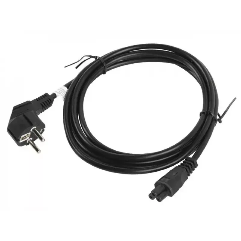 Cable de alimentación Lanberg CA-C5CA-11CC-003-BK 3m conector hembra C5 CEE7/7