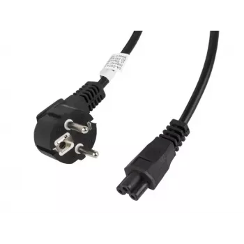Cable de alimentación Lanberg CA-C5CA-11CC-003-BK 3m conector hembra C5 CEE7/7