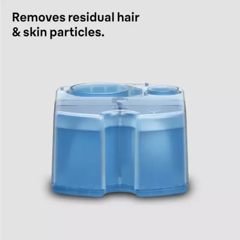 Cartucho de limpieza BRAUN 3in1 ShaveCare cartucho 8 unidades (azul) para maquinilla de afeitar Braun