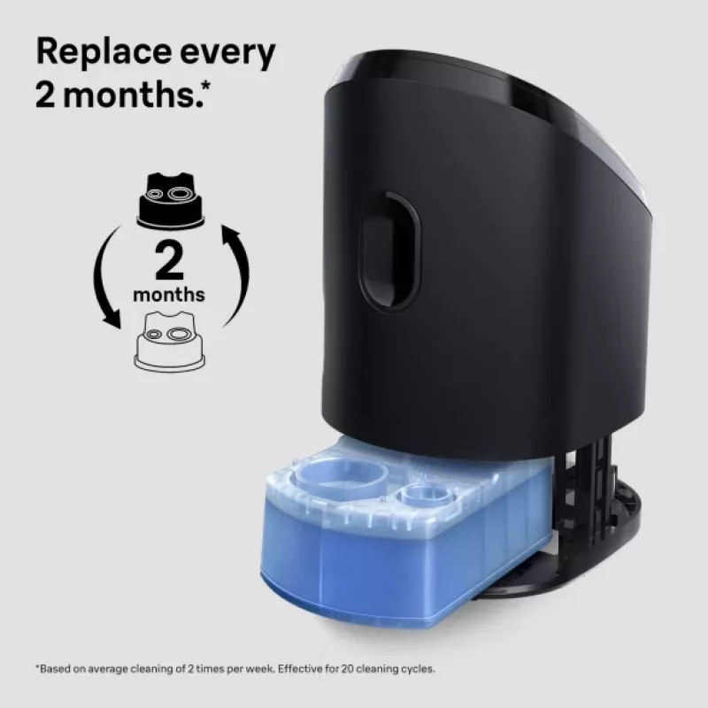 Cartucho de limpieza BRAUN 3in1 ShaveCare cartucho 8 unidades (azul) para maquinilla de afeitar Braun