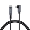 Cable USB LogiLink CU0182 USB 2.0 1 m USB-C negro plata