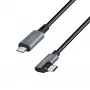 Cable USB LogiLink CU0182 USB 2.0 1 m USB-C negro plata