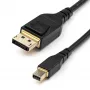 Cable Mini DisplayPort a DisplayPort 1.4 certificado VESA de 2 m StarTech.com - 8K 60Hz HBR3 HDR - Cable Super UHD mDP a DP 1.4 - fino (34 AWG) Ultra HD 4K 120Hz - Cable para monitor/vídeo