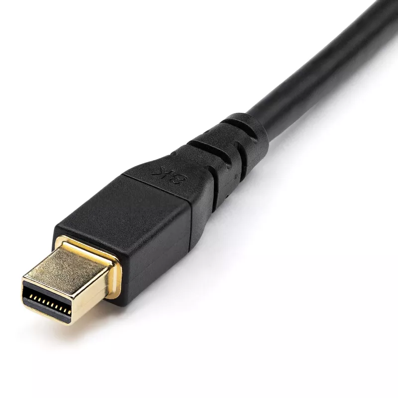 Cable Mini DisplayPort a DisplayPort 1.4 certificado VESA de 2 m StarTech.com - 8K 60Hz HBR3 HDR - Cable Super UHD mDP a DP 1.4 - fino (34 AWG) Ultra HD 4K 120Hz - Cable para monitor/vídeo