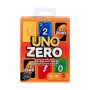 Juego de cartas MATTEL UNO Zero — Juego de descarte, edad 7+, incl. baraja y bloc de puntuación