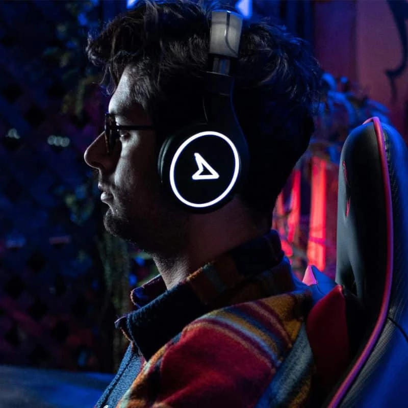 Lexip x Steelplay Impulse Multi auriculares gaming Bluetooth JVAMUL00143, con cable e inalámbricos, jack de 3,5 mm, micrófono con brazo desmontable, negros