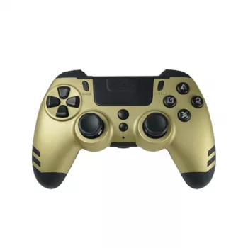 Mando Lexip Metaltech Wireless dispositivo de control dorado – PC, PS4, RF inalámbrico, Micro-USB, batería LiPo integrada