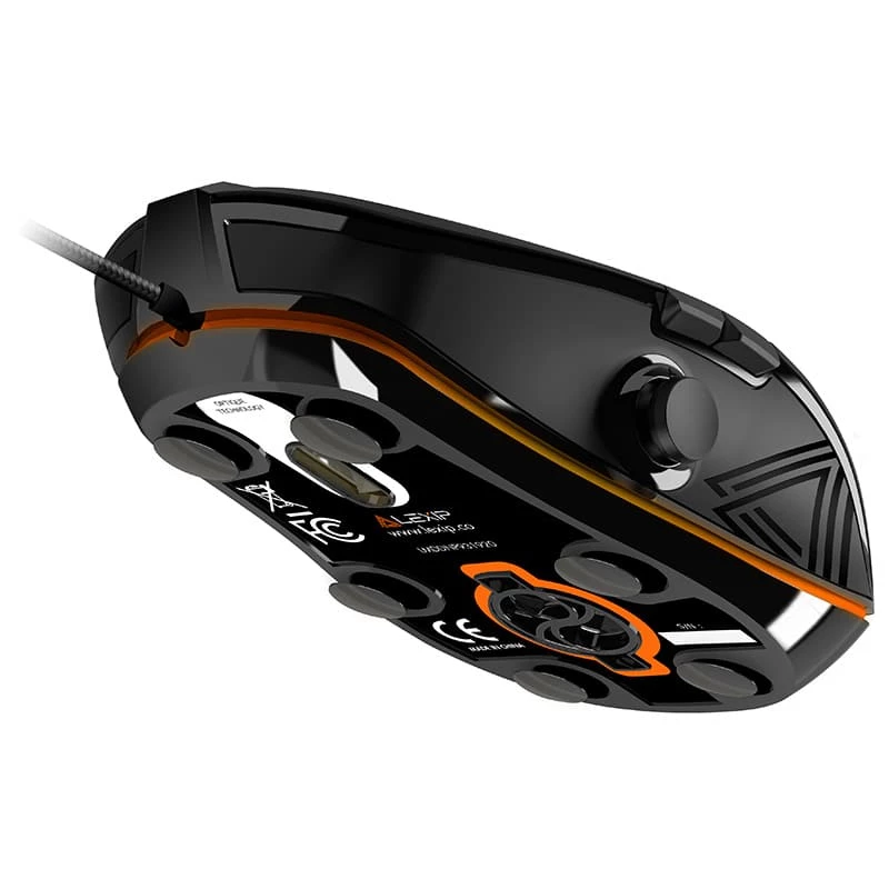 Ratón gaming Lexip NP93 Neptunium Alpha — con cable, óptico, ergonómico, botones programables