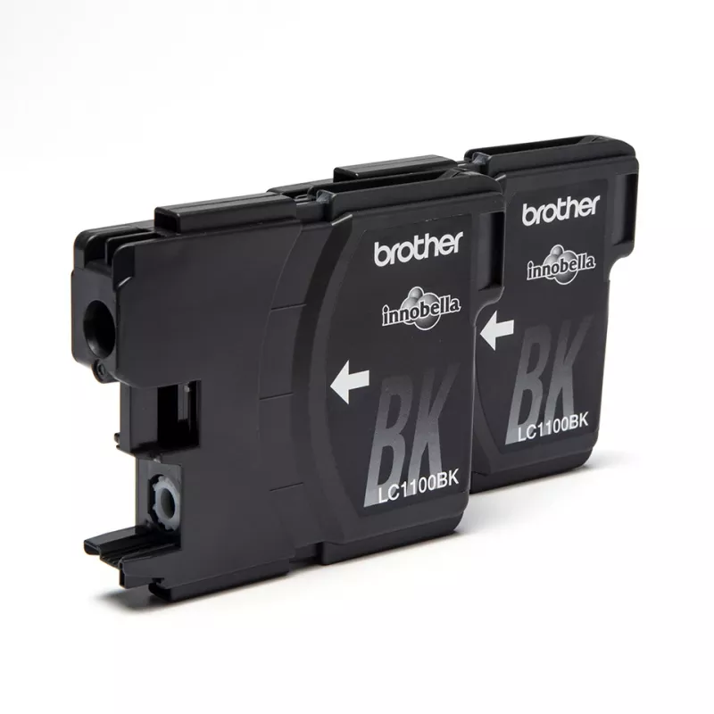 Brother LC1100BKBP2 Cartucho de tinta 2 uds. Original Negro
