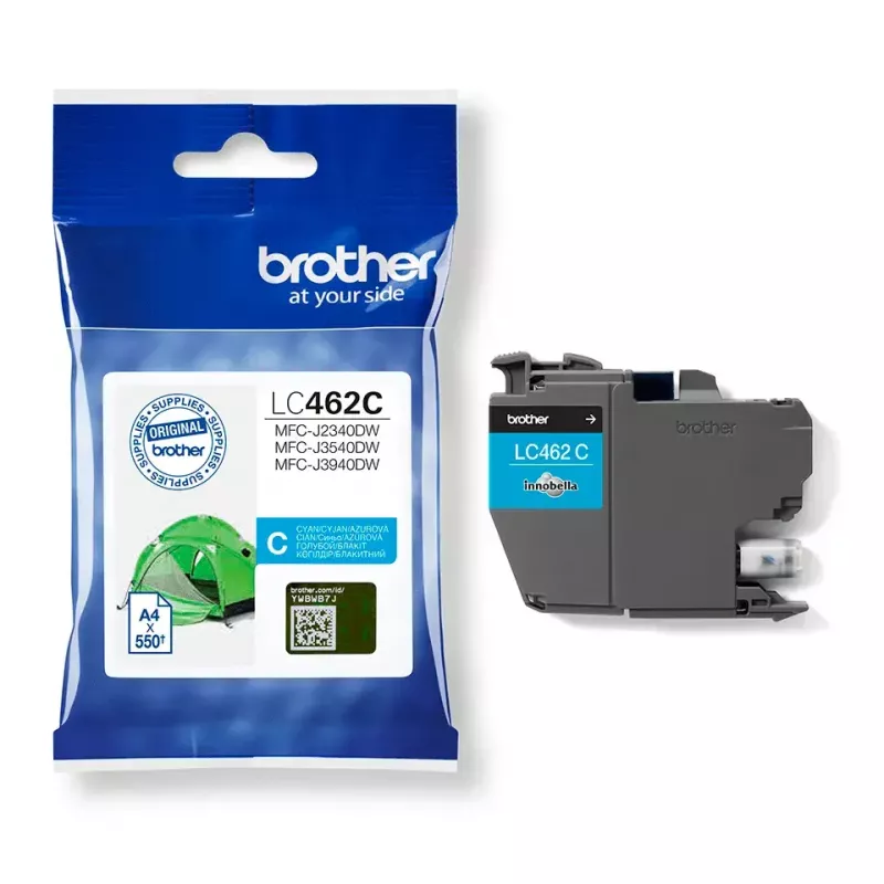 Brother LC462C Cartucho de tinta Cian 1 ud. Original capacidad estándar