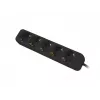 Regleta de alimentación Lanberg PS0-05F-0150-BK 1,5 m 5 tomas AC interior negro