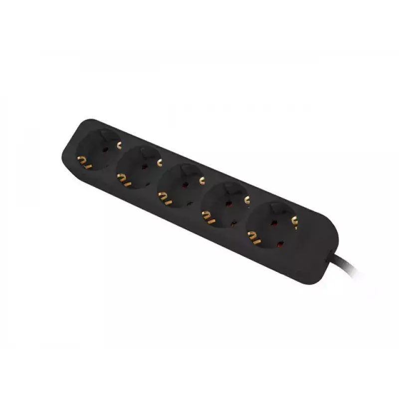 Regleta de alimentación Lanberg PS0-05F-0150-BK 1,5 m 5 tomas AC interior negro
