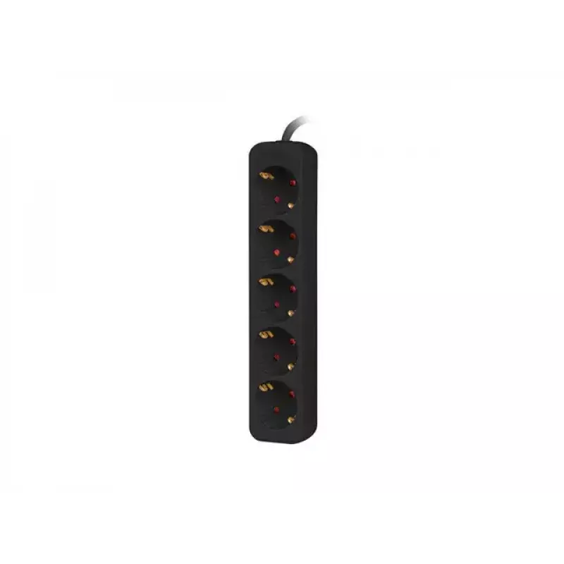 Regleta de alimentación Lanberg PS0-05F-0150-BK 1,5 m 5 tomas AC interior negro