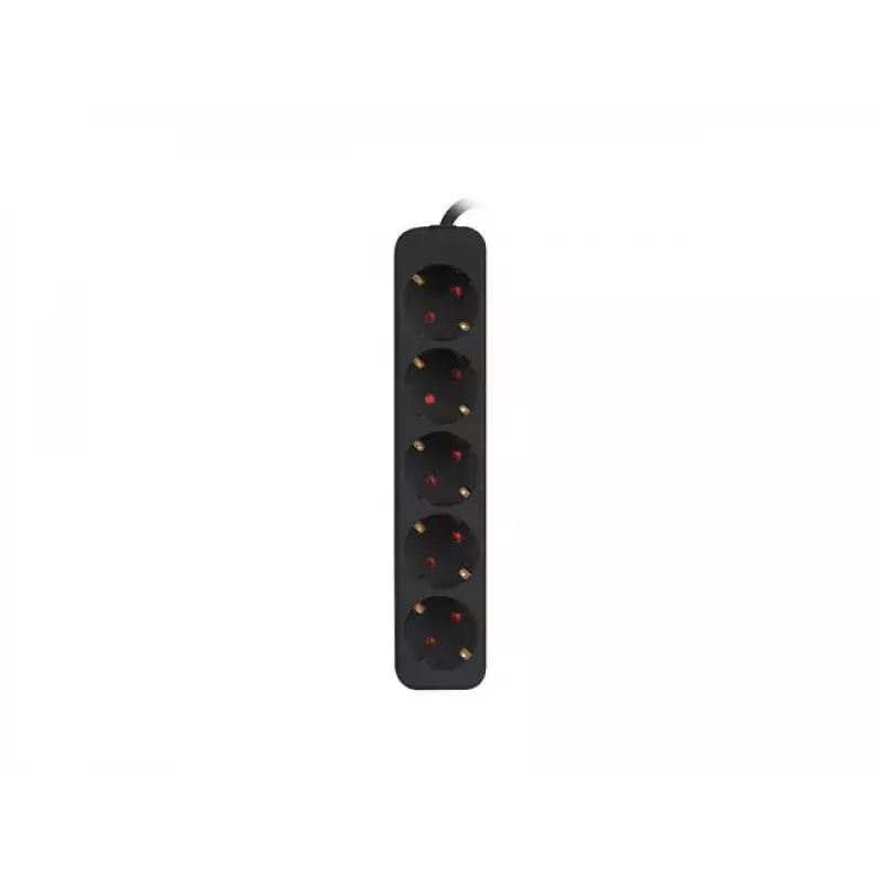 Regleta de alimentación Lanberg PS0-05F-0150-BK 1,5 m 5 tomas AC interior negro