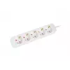 Alargador de alimentación Lanberg PS0-05F-0300-W 3 m 5 tomas AC interior blanco