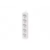 Alargador de alimentación Lanberg PS0-05F-0300-W 3 m 5 tomas AC interior blanco