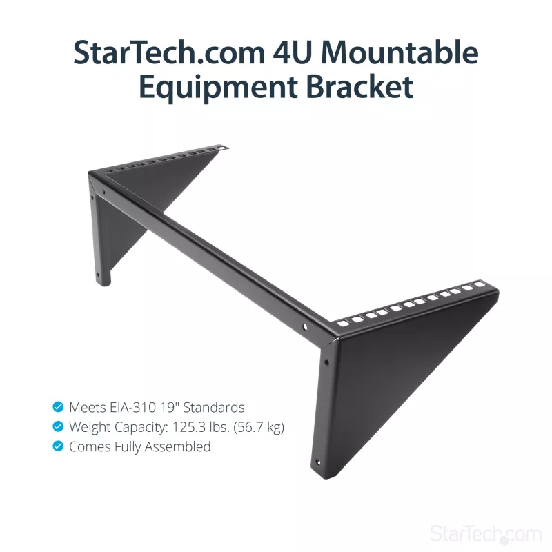 Soporte de pared vertical StarTech.com 4U 19