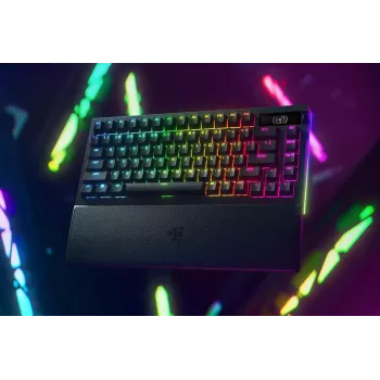 Teclado gaming Razer BlackWidow V4 Pro USB RF Wireless Bluetooth QWERTY US negro