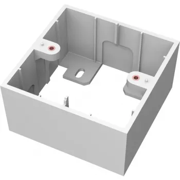 Toma eléctrica Vision TC3 BACKBOX1G blanco