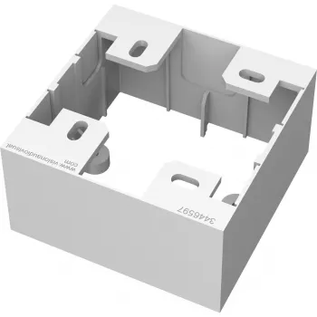 Toma eléctrica Vision TC3 BACKBOX1G blanco