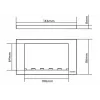 Tapa de interruptor de pared Vision TC3 SURR2G blanco