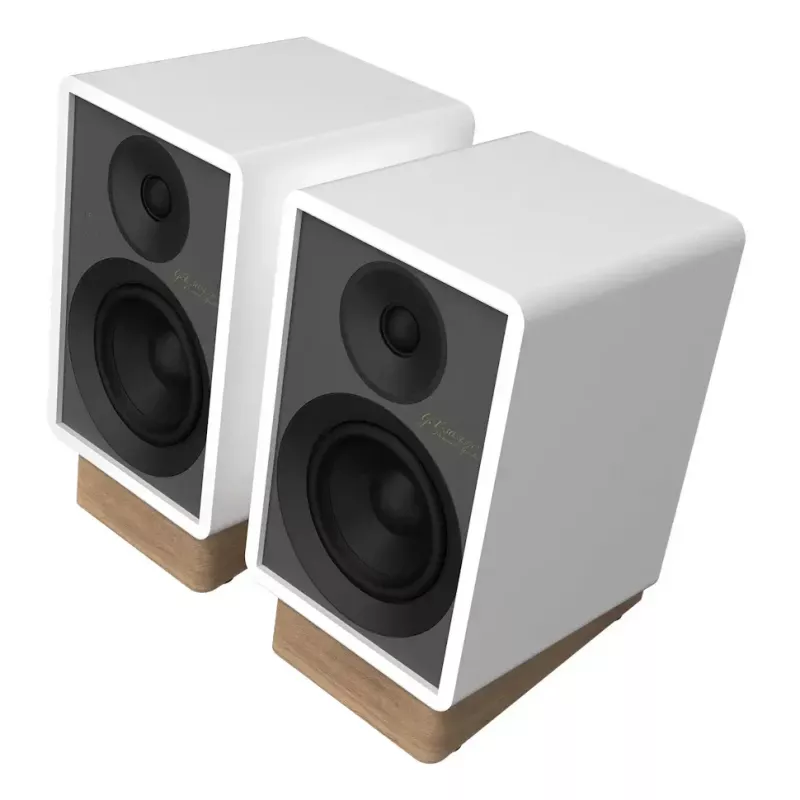 Altavoz de 2 vías Onkyo GX-30ARC — 2.0 canales, Con cable e inalámbrico, 50 W RMS, 55–20000 Hz, Gris/Blanco