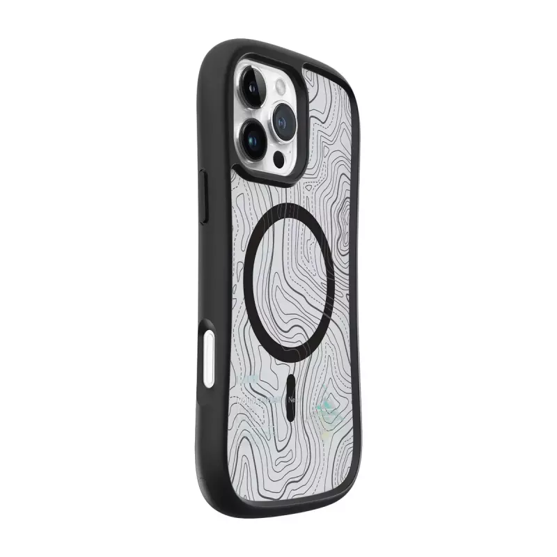 Funda LAUT POP ADVENTURE para iPhone 16 Pro Transparente Negro