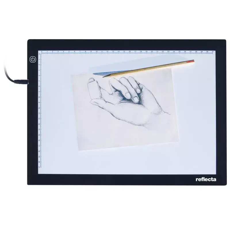 Marco individual Reflecta LED Light Pad A4 Superfino Negro 31x21 cm