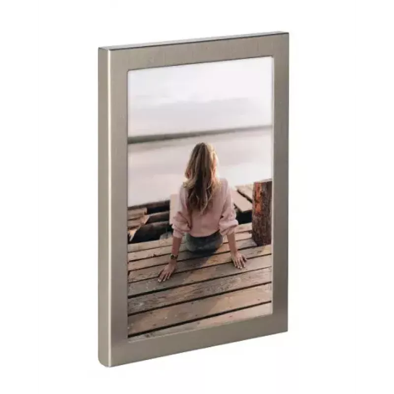 Marco individual Hama Riva Titanium Aluminio Cristal 140x190mm