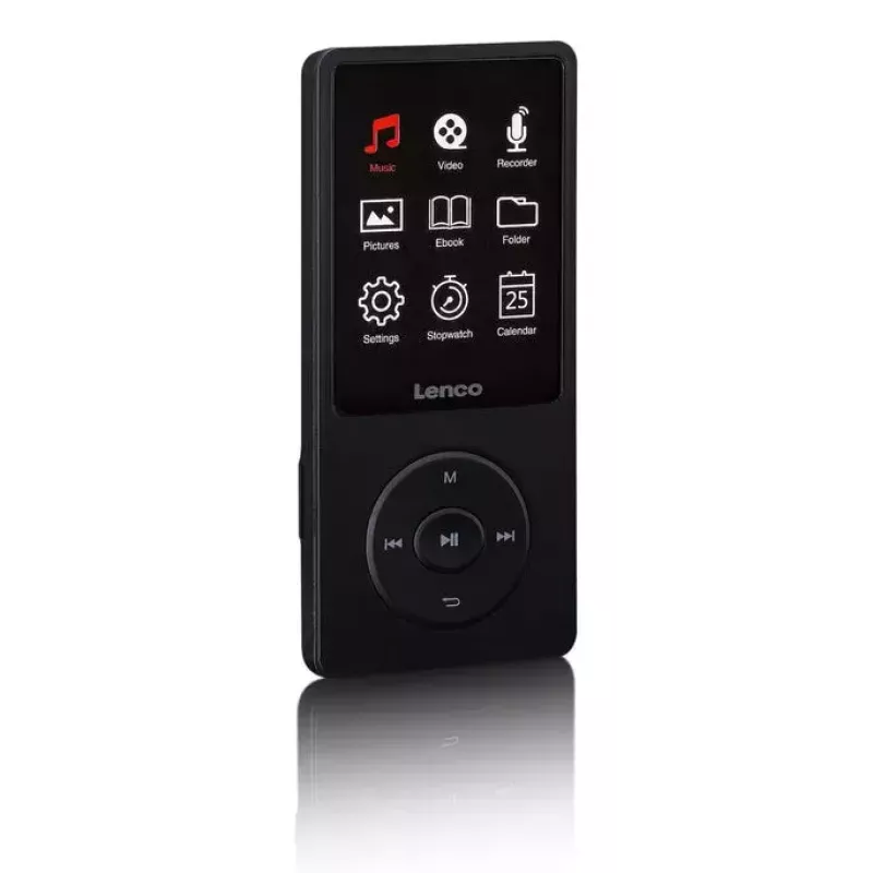 Reproductor MP3 Lenco Xemio-669BK 8 GB Negro LCD 18h de reproducción