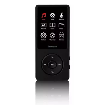 Reproductor MP3 Lenco Xemio-669BK 8 GB Negro LCD 18h de reproducción