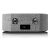 Maletín tocadiscos Lenco LS66GY con altavoces integrados, tocadiscos portátil, amplificador integrado