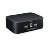 Maletín tocadiscos Lenco TT116BK con altavoces integrados – reproductor de vinilo portátil, negro