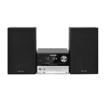 Grundig CMS 3000 BT DAB+ Microcadena de audio doméstico 30 W Negro, Plata