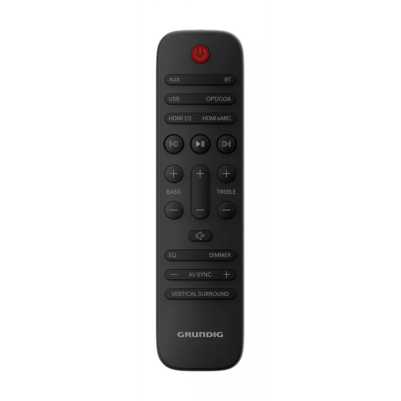 Barra de sonido Grundig DSB 3000 Negra 3.1.2 canales 290 W Dolby Atmos