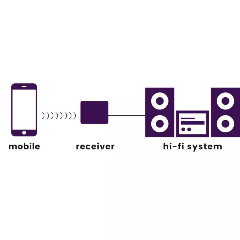 Marmitek BoomBoom 80 receptor de audio Bluetooth con NFC