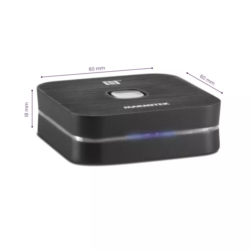 Marmitek BoomBoom 80 receptor de audio Bluetooth con NFC